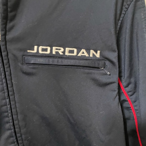 Nike Air Jordan Retro Track Jacket Full Zip Men's Navy Blue Size Medium - Picture 4 of 9
